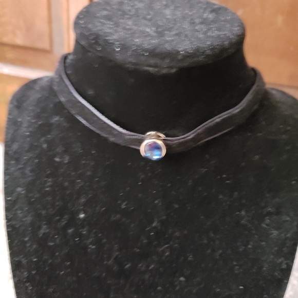 Blue gem choker - Picture 3 of 4